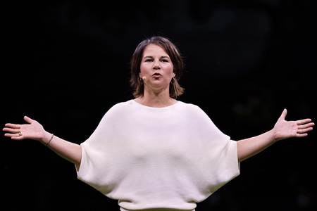 Bündnis 90/Die Grünen-Wahlkampfveranstaltung mit Annalena Baerbock in Köln