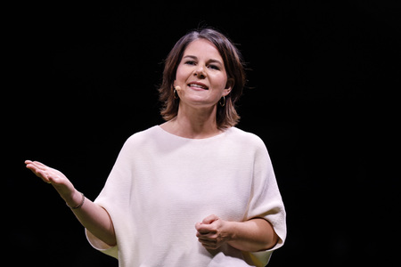 Bündnis 90/Die Grünen-Wahlkampfveranstaltung mit Annalena Baerbock in Köln