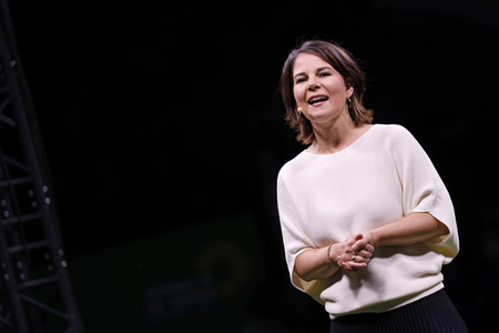 Bündnis 90/Die Grünen-Wahlkampfveranstaltung mit Annalena Baerbock in Köln