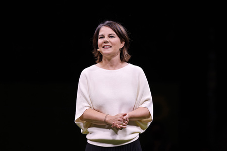 Bündnis 90/Die Grünen-Wahlkampfveranstaltung mit Annalena Baerbock in Köln