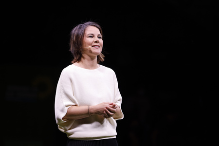Bündnis 90/Die Grünen-Wahlkampfveranstaltung mit Annalena Baerbock in Köln