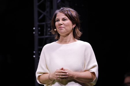 Bündnis 90/Die Grünen-Wahlkampfveranstaltung mit Annalena Baerbock in Köln