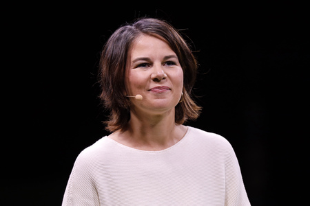 Bündnis 90/Die Grünen-Wahlkampfveranstaltung mit Annalena Baerbock in Köln