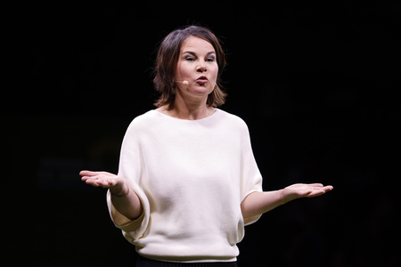 Bündnis 90/Die Grünen-Wahlkampfveranstaltung mit Annalena Baerbock in Köln