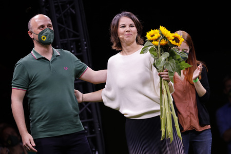 Bündnis 90/Die Grünen-Wahlkampfveranstaltung mit Annalena Baerbock in Köln