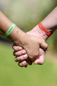 Symbolfoto geimpft und ungeimpft