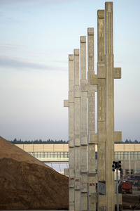 Baustelle der Tesla Gigafactory 4 in Grünheide
