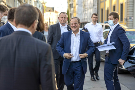CDU-Wahlkampfveranstaltung mit Armin Laschet in Erfurt