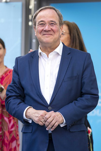 CDU-Wahlkampfveranstaltung mit Armin Laschet in Erfurt