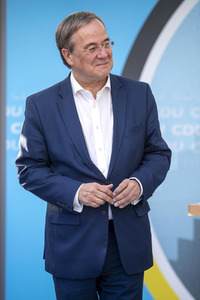 CDU-Wahlkampfveranstaltung mit Armin Laschet in Erfurt