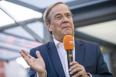 CDU-Wahlkampfveranstaltung mit Armin Laschet in Erfurt