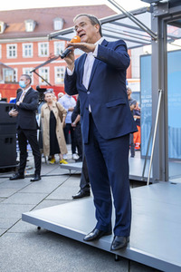 CDU-Wahlkampfveranstaltung mit Armin Laschet in Erfurt