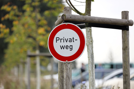 Symbolfoto Privatweg