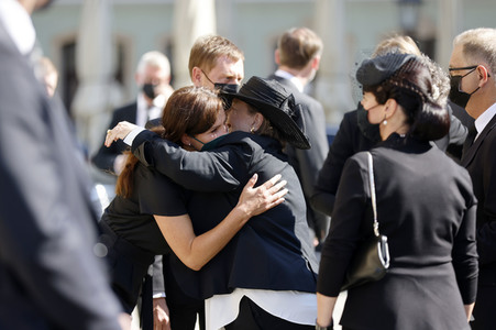 Trauerstaatsakt zu Ehren von Kurt Biedenkopf in Dresden