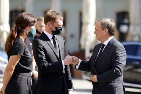 Trauerstaatsakt zu Ehren von Kurt Biedenkopf in Dresden