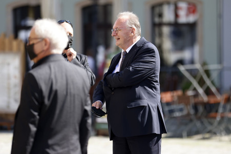 Trauerstaatsakt zu Ehren von Kurt Biedenkopf in Dresden