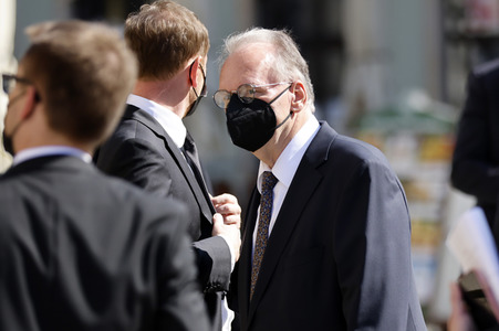 Trauerstaatsakt zu Ehren von Kurt Biedenkopf in Dresden