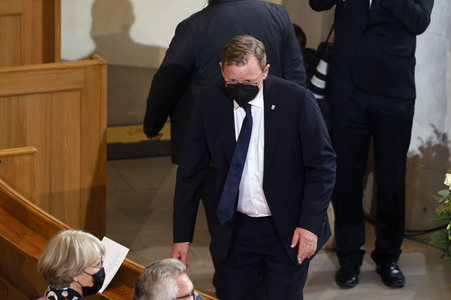 Trauerstaatsakt zu Ehren von Kurt Biedenkopf in Dresden