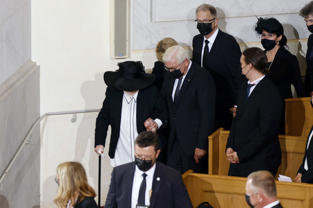 Trauerstaatsakt zu Ehren von Kurt Biedenkopf in Dresden