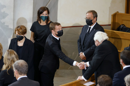 Trauerstaatsakt zu Ehren von Kurt Biedenkopf in Dresden