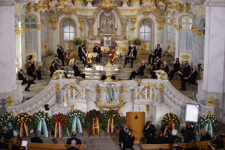 Trauerstaatsakt zu Ehren von Kurt Biedenkopf in Dresden