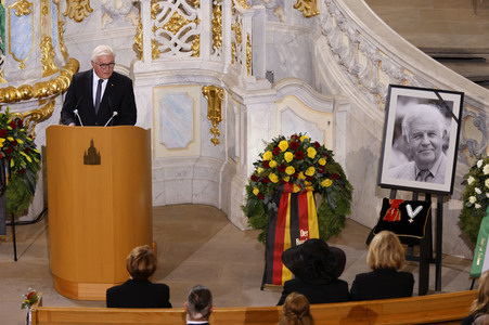 Trauerstaatsakt zu Ehren von Kurt Biedenkopf in Dresden