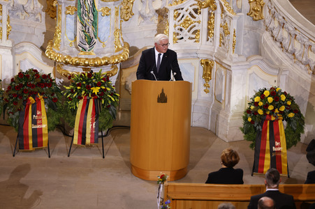 Trauerstaatsakt zu Ehren von Kurt Biedenkopf in Dresden