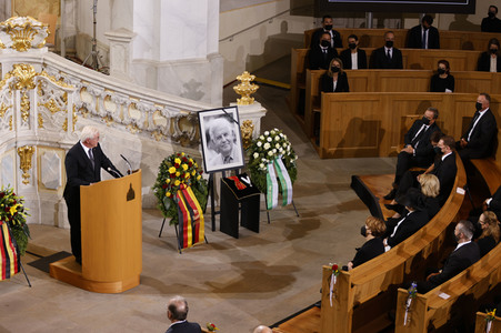 Trauerstaatsakt zu Ehren von Kurt Biedenkopf in Dresden