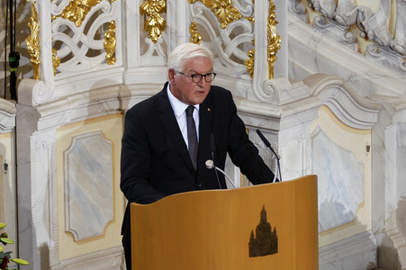 Trauerstaatsakt zu Ehren von Kurt Biedenkopf in Dresden