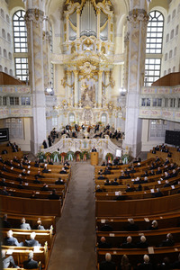 Trauerstaatsakt zu Ehren von Kurt Biedenkopf in Dresden