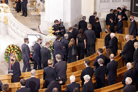 Trauerstaatsakt zu Ehren von Kurt Biedenkopf in Dresden