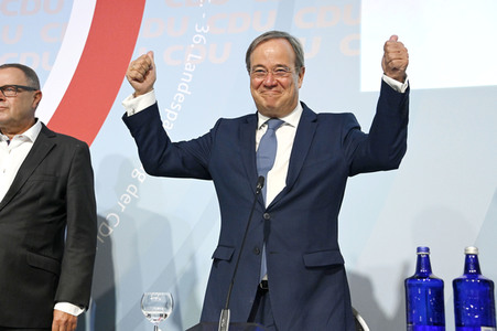 Armin Laschet beim 36. Parteitag der CDU Brandenburg in Potsdam