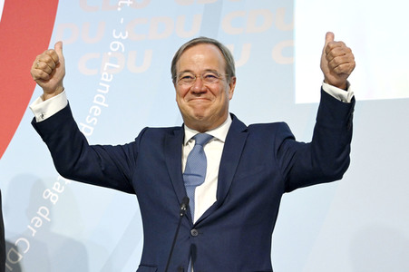 Armin Laschet beim 36. Parteitag der CDU Brandenburg in Potsdam