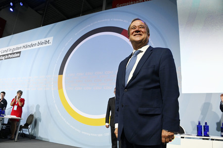 Armin Laschet beim 36. Parteitag der CDU Brandenburg in Potsdam