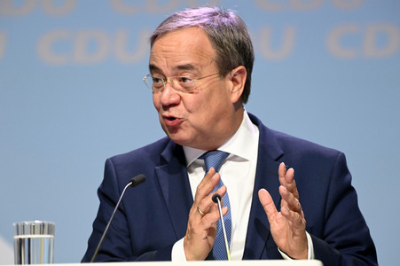 Armin Laschet beim 36. Parteitag der CDU Brandenburg in Potsdam