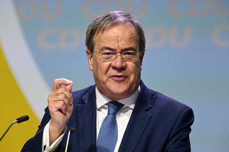 Armin Laschet beim 36. Parteitag der CDU Brandenburg in Potsdam