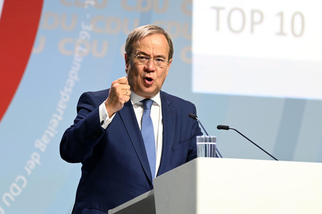 Armin Laschet beim 36. Parteitag der CDU Brandenburg in Potsdam