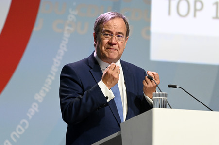 Armin Laschet beim 36. Parteitag der CDU Brandenburg in Potsdam