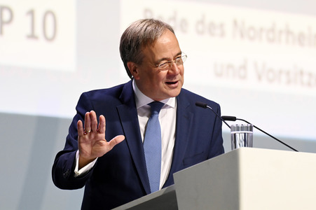 Armin Laschet beim 36. Parteitag der CDU Brandenburg in Potsdam