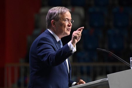Armin Laschet beim 36. Parteitag der CDU Brandenburg in Potsdam
