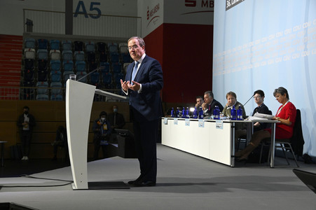 Armin Laschet beim 36. Parteitag der CDU Brandenburg in Potsdam