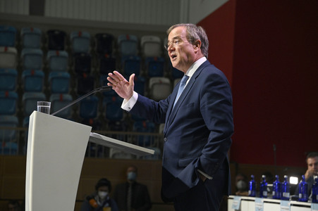 Armin Laschet beim 36. Parteitag der CDU Brandenburg in Potsdam