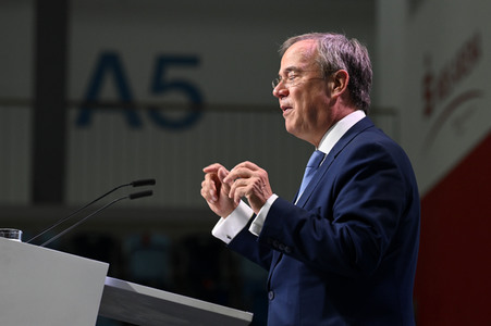 Armin Laschet beim 36. Parteitag der CDU Brandenburg in Potsdam