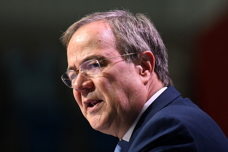 Armin Laschet beim 36. Parteitag der CDU Brandenburg in Potsdam