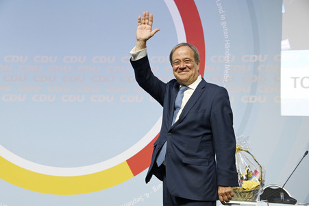 Armin Laschet beim 36. Parteitag der CDU Brandenburg in Potsdam