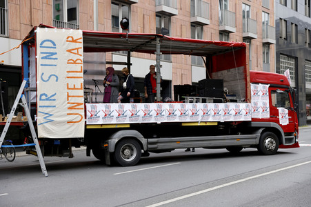 Unteilbar-Großdemonstration 'Für eine solidarische und gerechte Gesellschaft' in Berlin