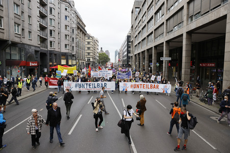 Unteilbar-Großdemonstration 'Für eine solidarische und gerechte Gesellschaft' in Berlin