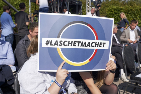 Wahlkampfarena der Jungen Union in Hannover