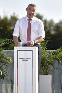 Wahlkampfarena der Jungen Union in Hannover