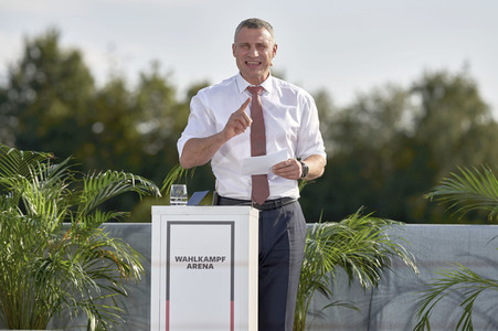 Wahlkampfarena der Jungen Union in Hannover